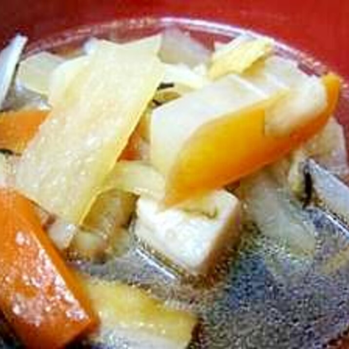 田舎汁(けんちん汁)